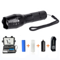 Outdoor Rechargeable Tactical Zoom Led Flashlight